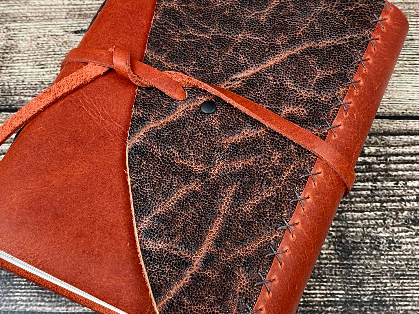 7x5 Sketchbook Journal in Red Bison