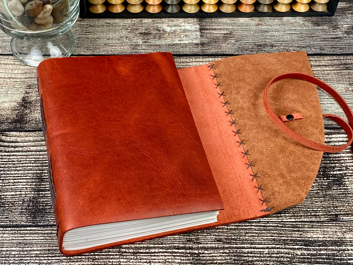 7x5 Sketchbook Journal in Red Bison