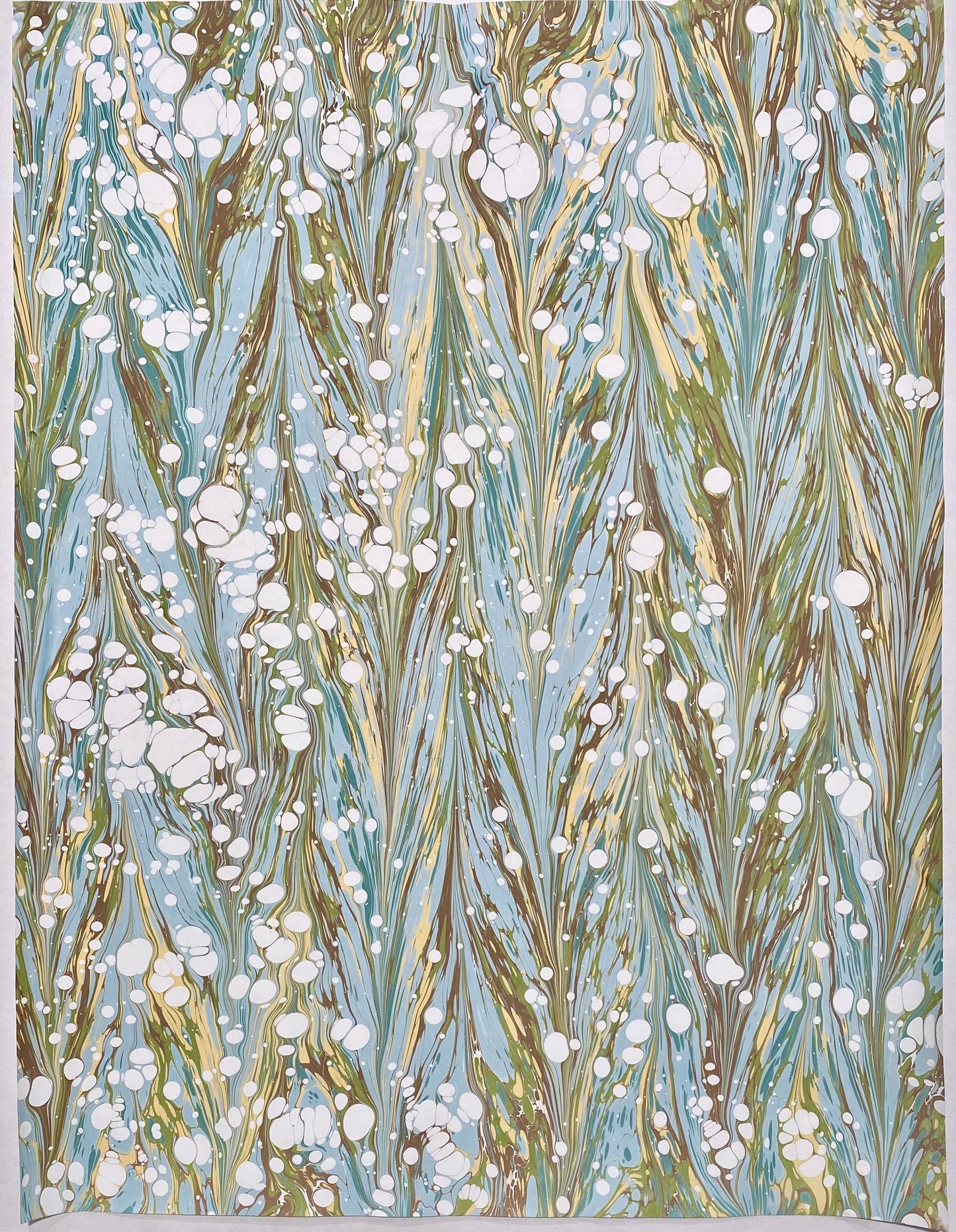 Full Sheet Hand-Marbled Paper P056S