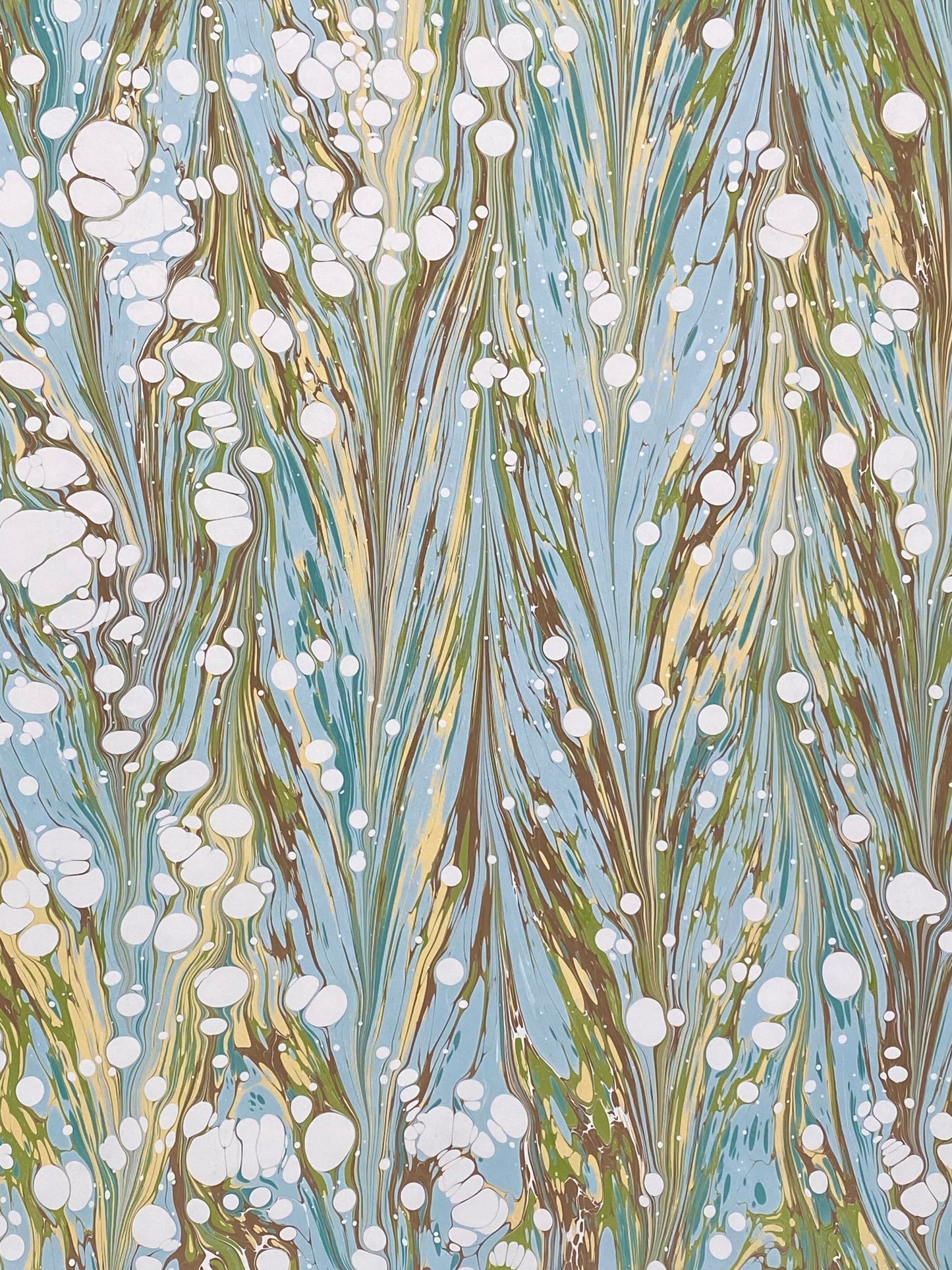 Full Sheet Hand-Marbled Paper P056S