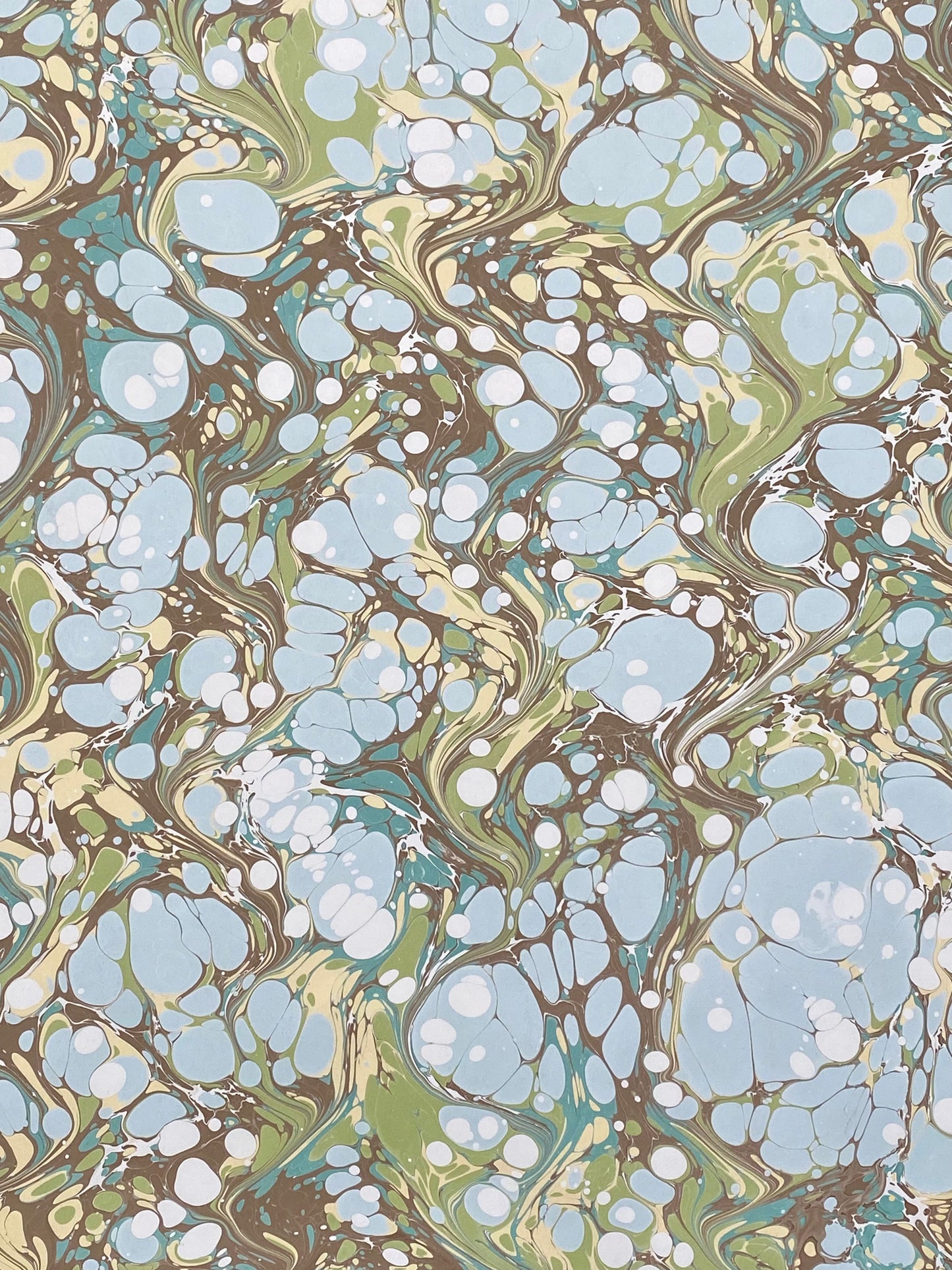 Full Sheet Hand-Marbled Paper P055S