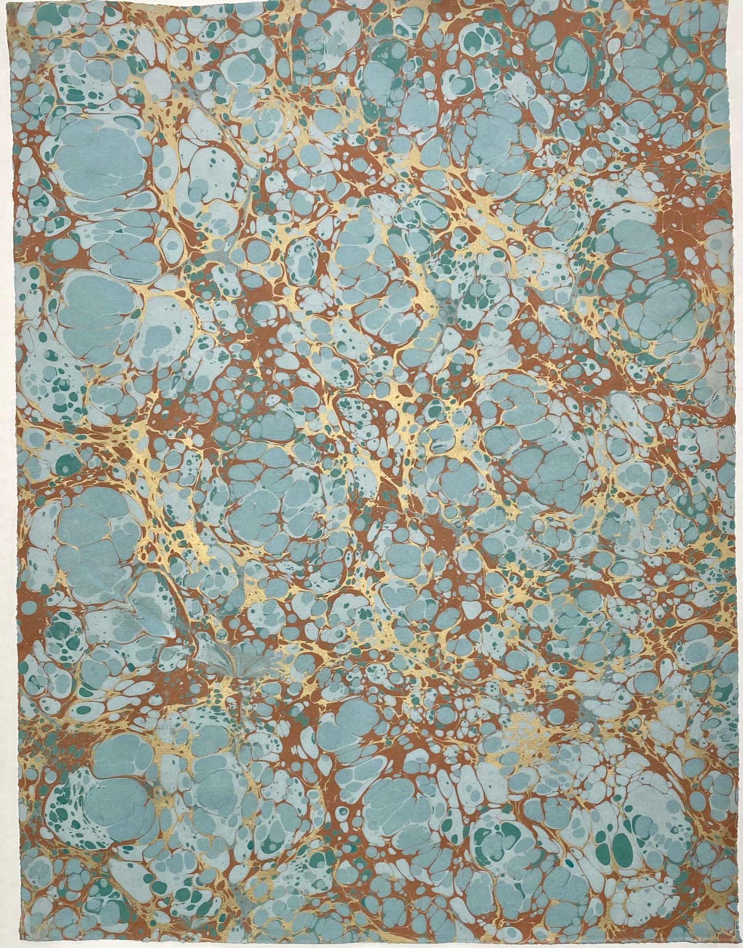Full Sheet Hand-Marbled Paper P078