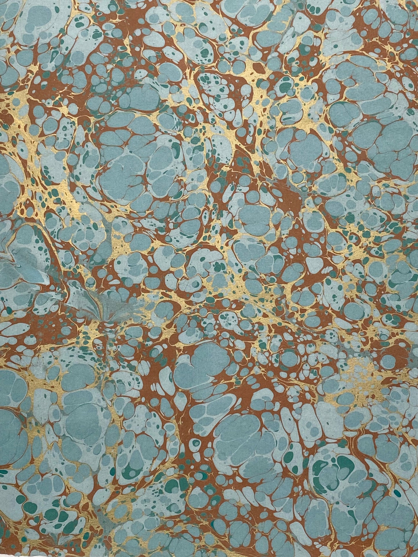 Full Sheet Hand-Marbled Paper P078
