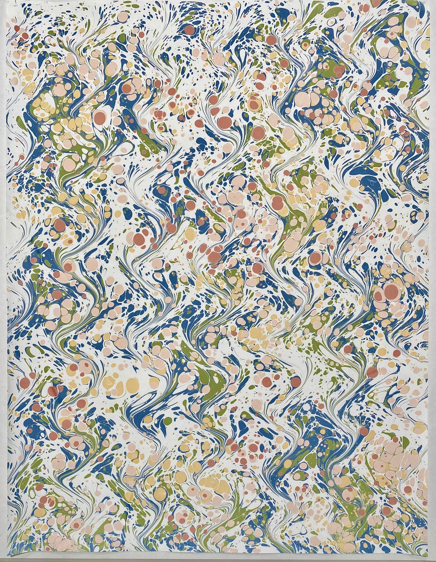 Full Sheet Hand-Marbled Paper P068