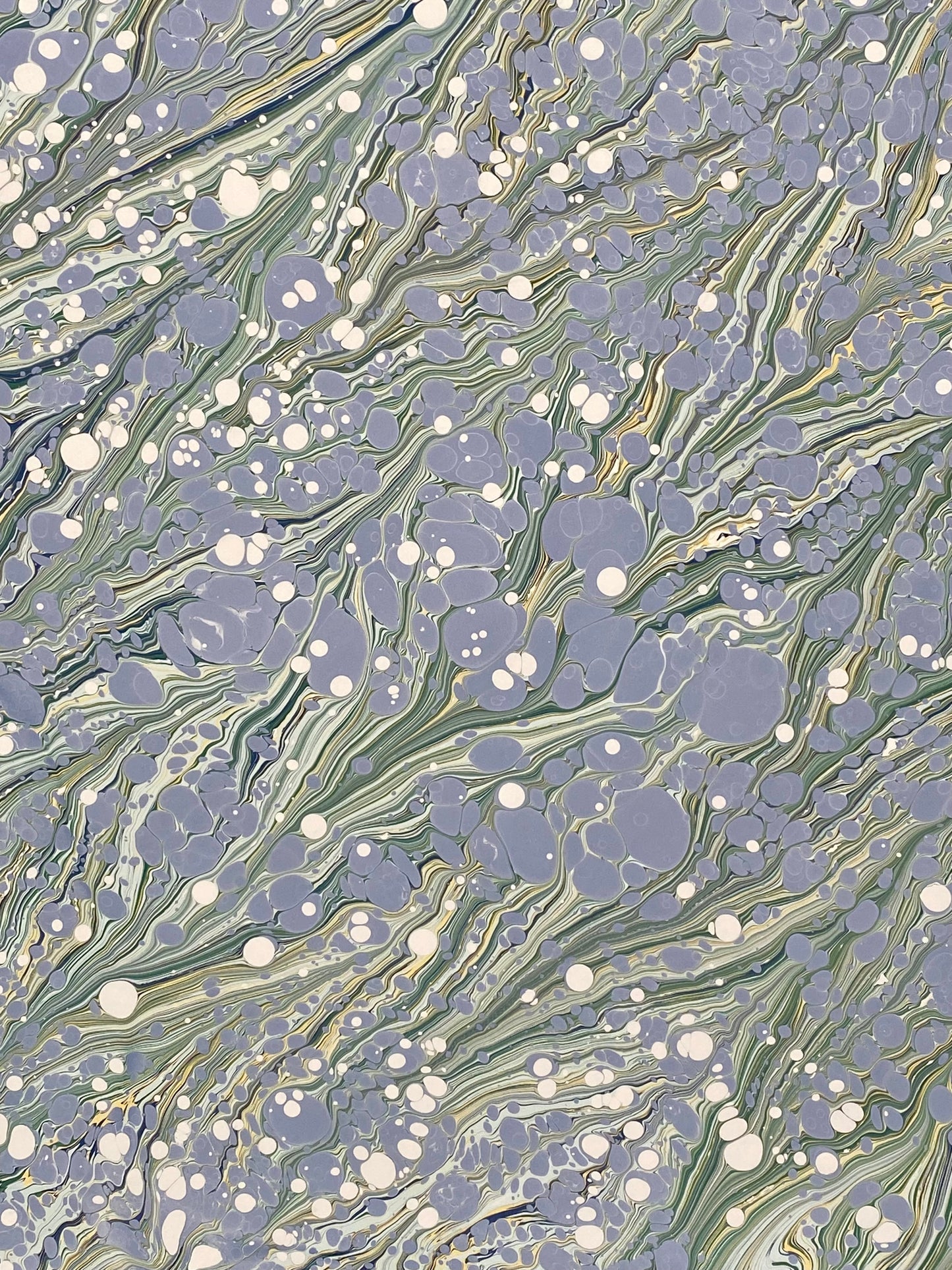 Full Sheet Hand-Marbled Paper P067