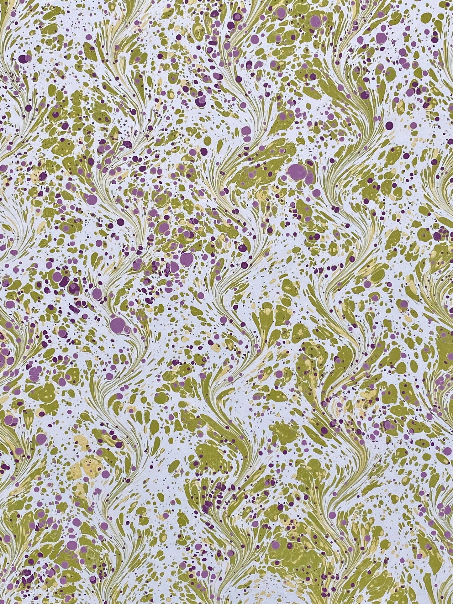Full Sheet Hand-Marbled Paper P061