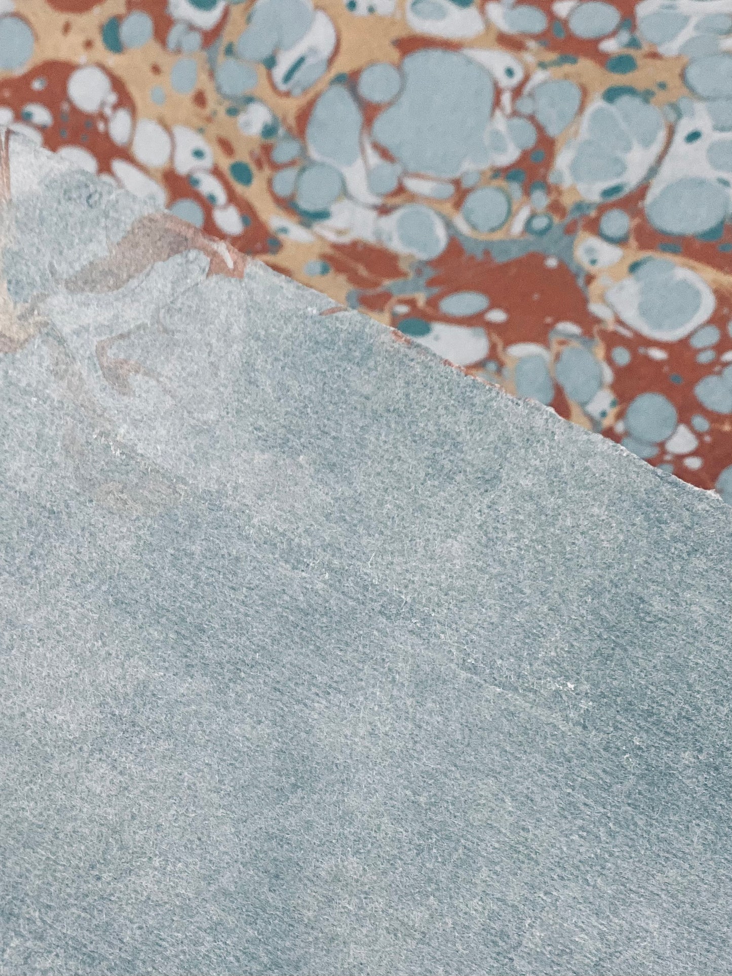 Full Sheet Hand-Marbled Paper P078