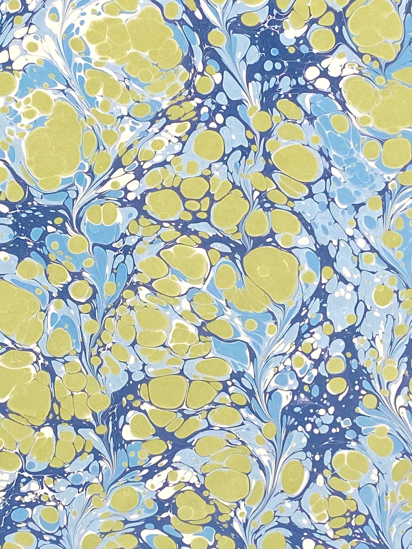 Full Sheet Hand-Marbled Paper P116