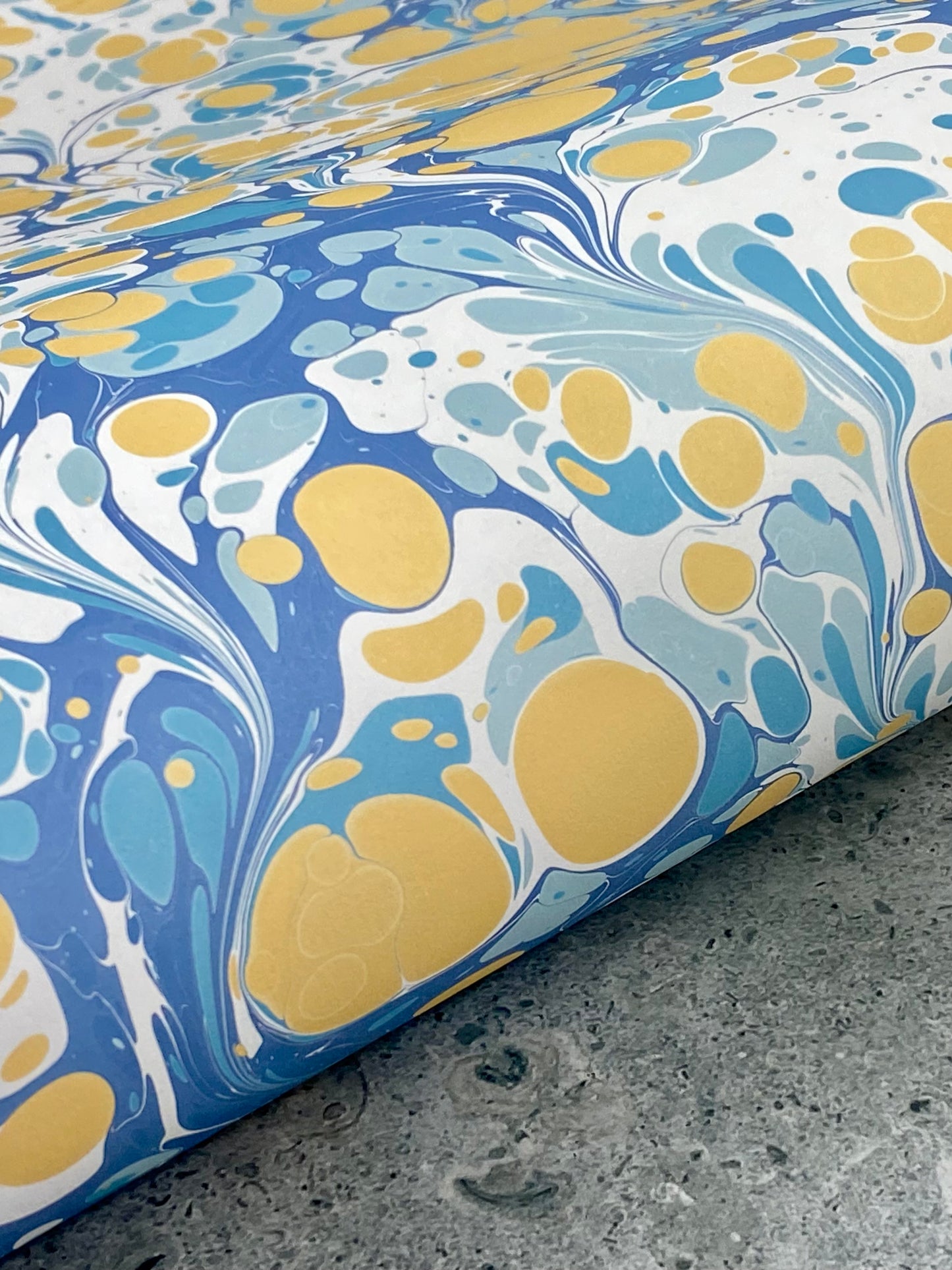 Full Sheet Hand-Marbled Paper P110S