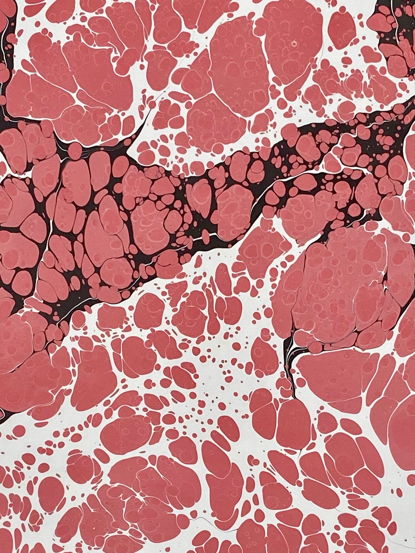 Half-Sheet Hand-Marbled Paper P102H