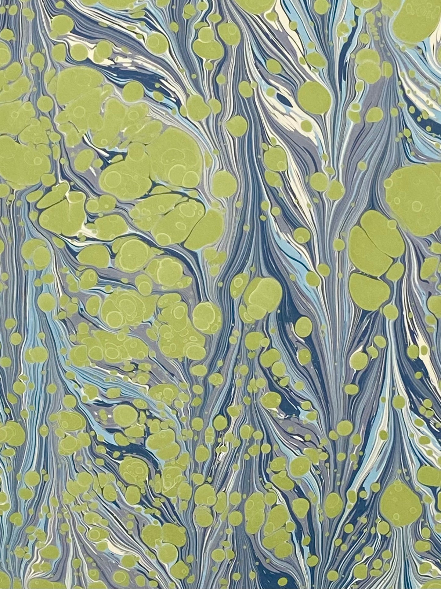 Half-Sheet Hand-Marbled Paper P104H