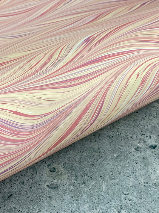Full Sheet Hand-Marbled Paper P177S