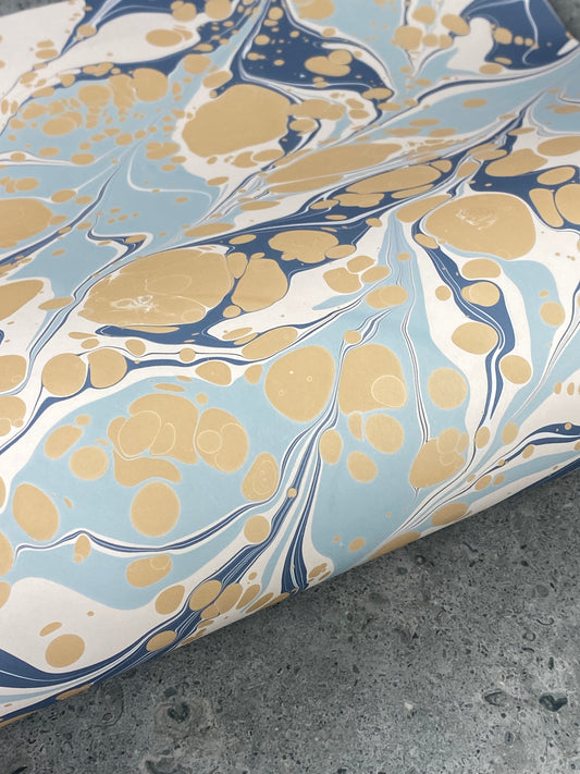 Full Sheet Hand-Marbled Paper P191