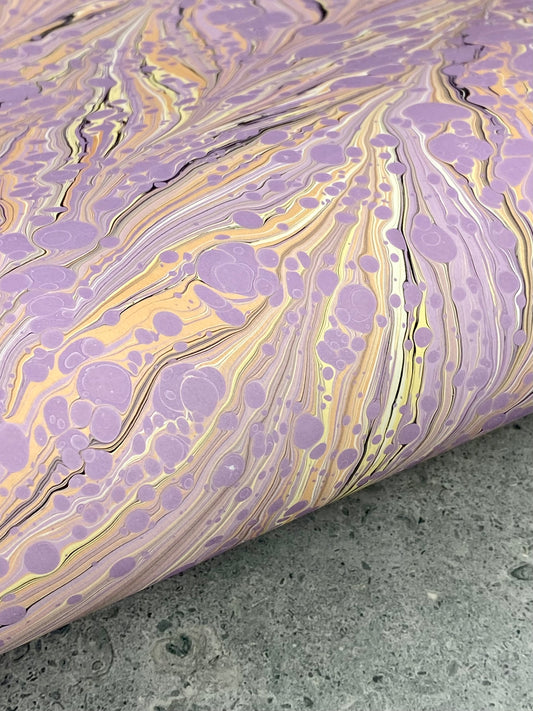 Full Sheet Hand-Marbled Paper P203