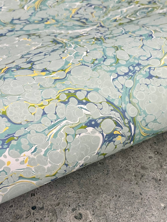 Full Sheet Hand-Marbled Paper P205