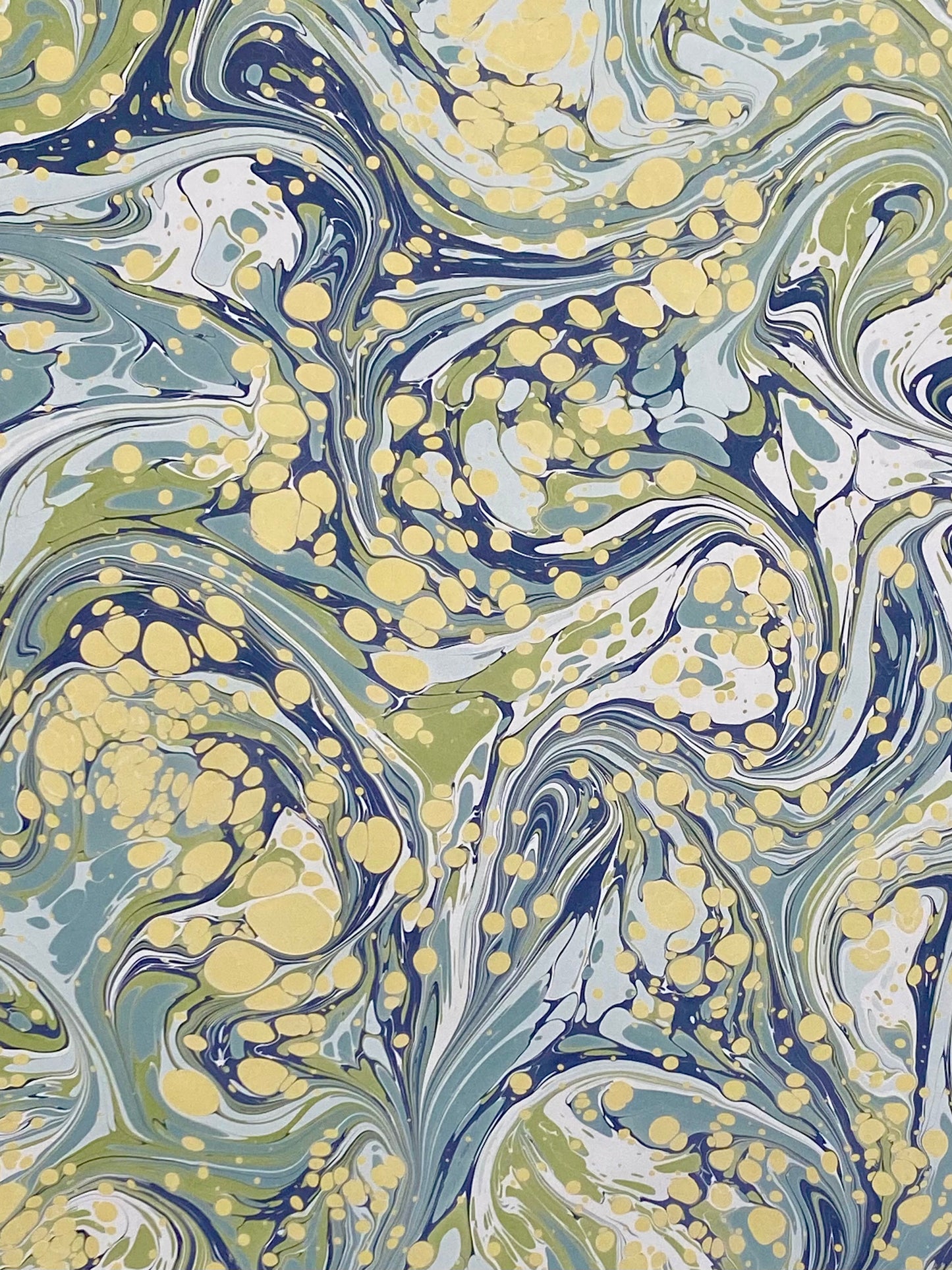 Full Sheet Hand-Marbled Paper P232