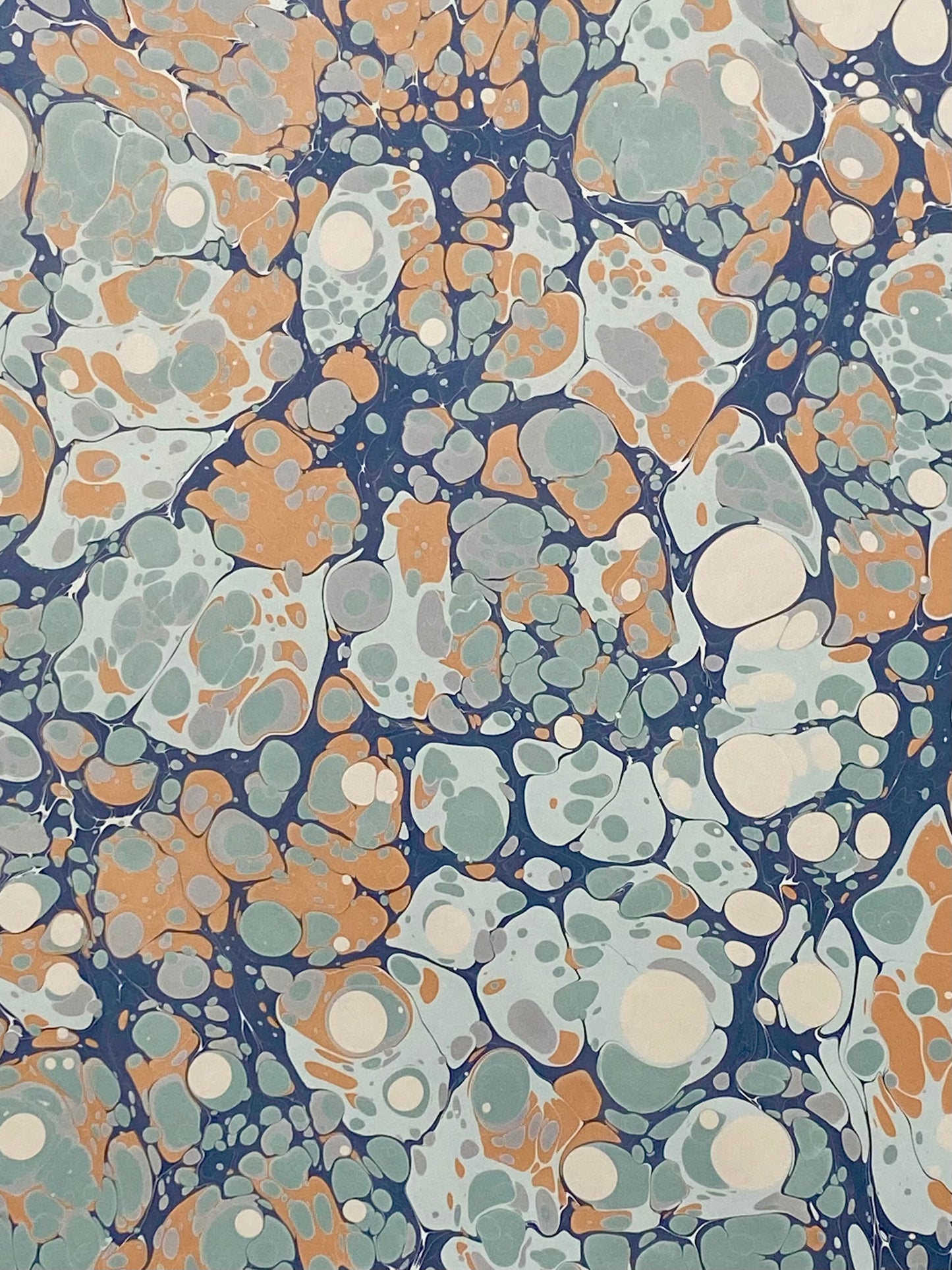 Full Sheet Hand-Marbled Paper P236