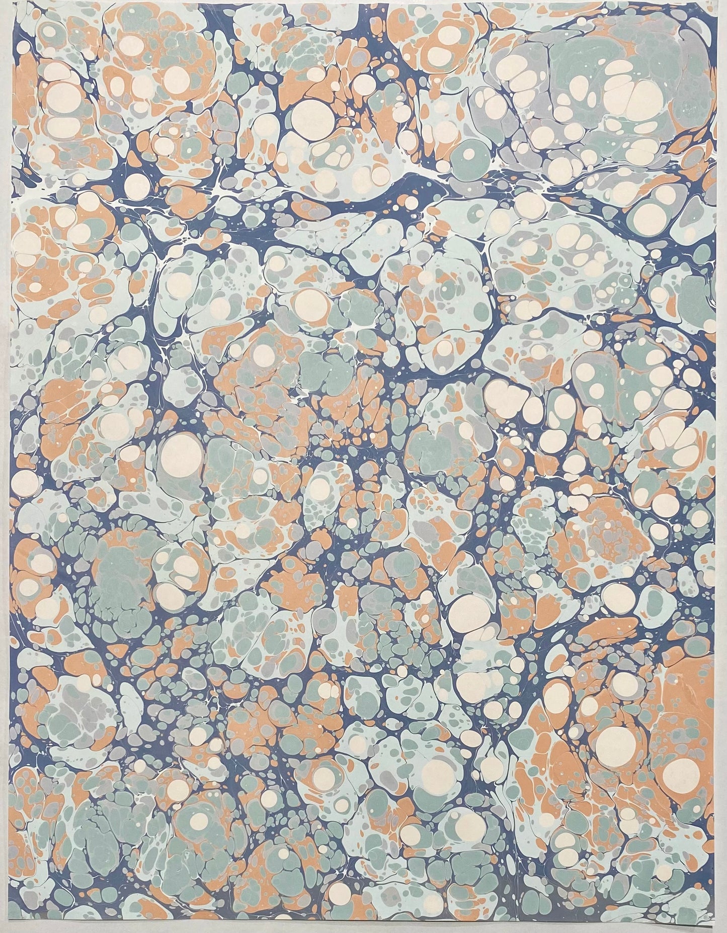 Full Sheet Hand-Marbled Paper P236