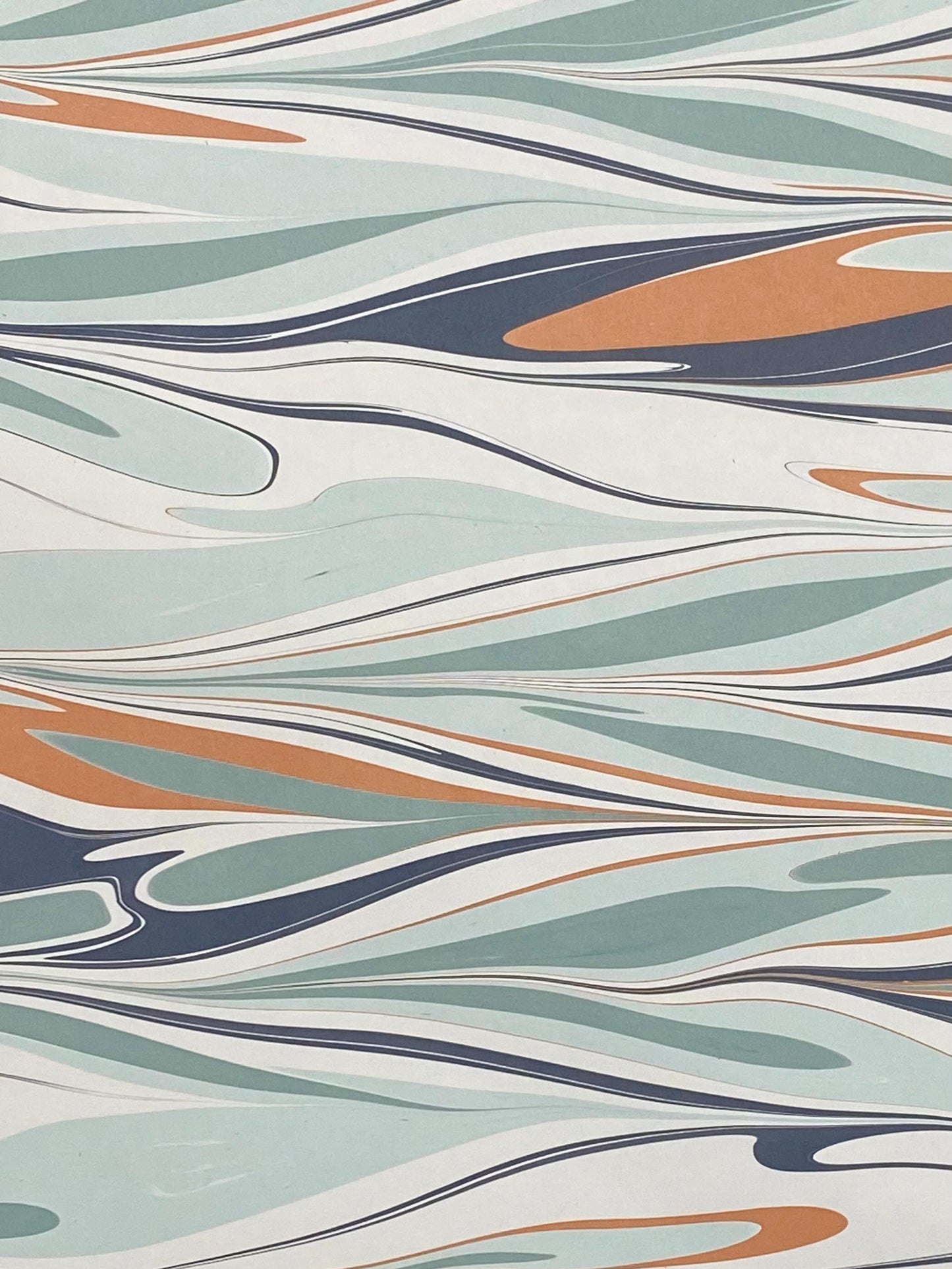 Full Sheet Hand-Marbled Paper P231