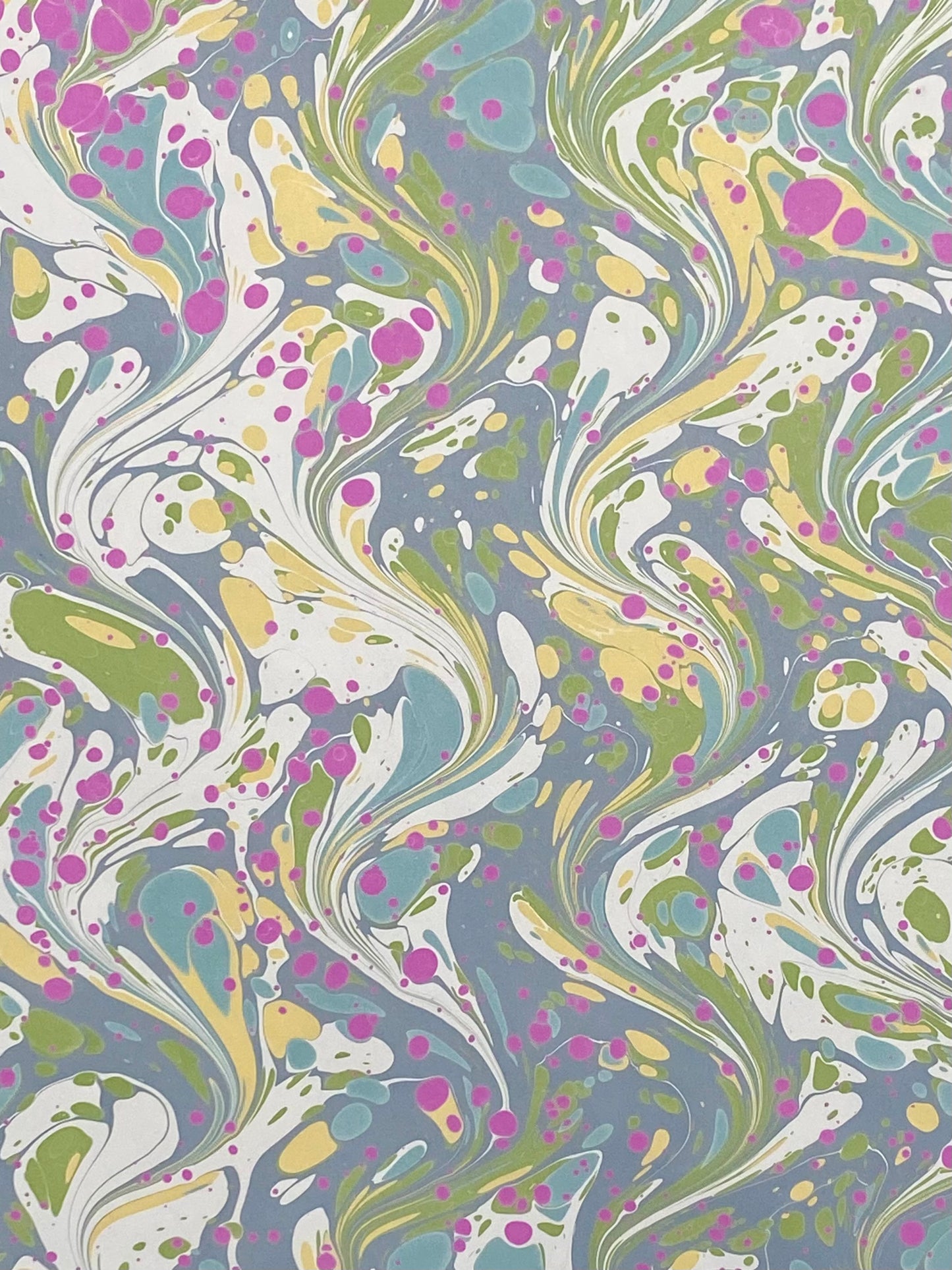 Full Sheet Hand-Marbled Paper P223