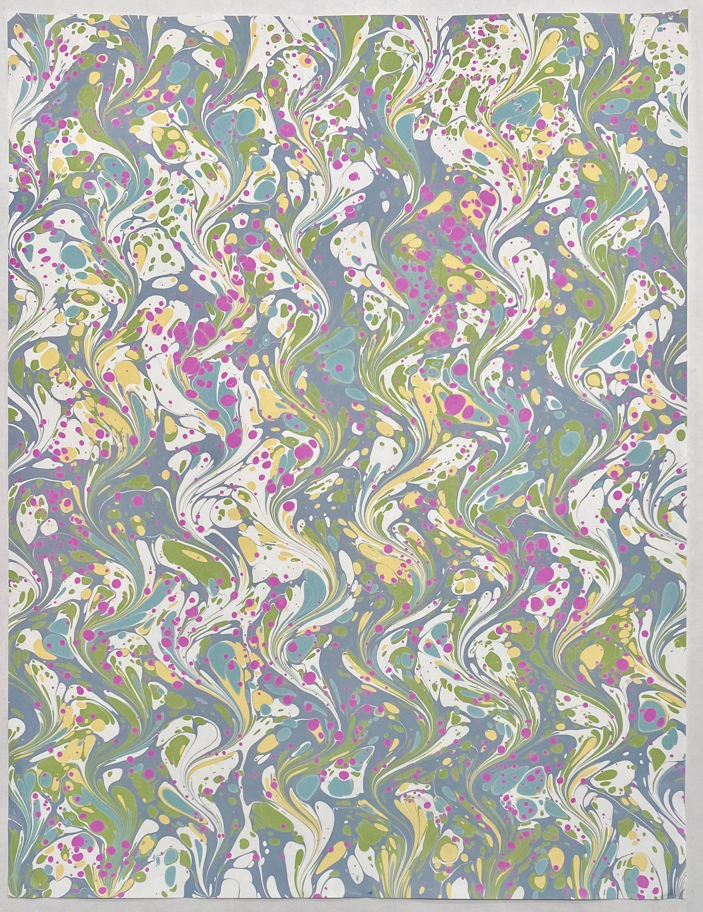 Full Sheet Hand-Marbled Paper P223