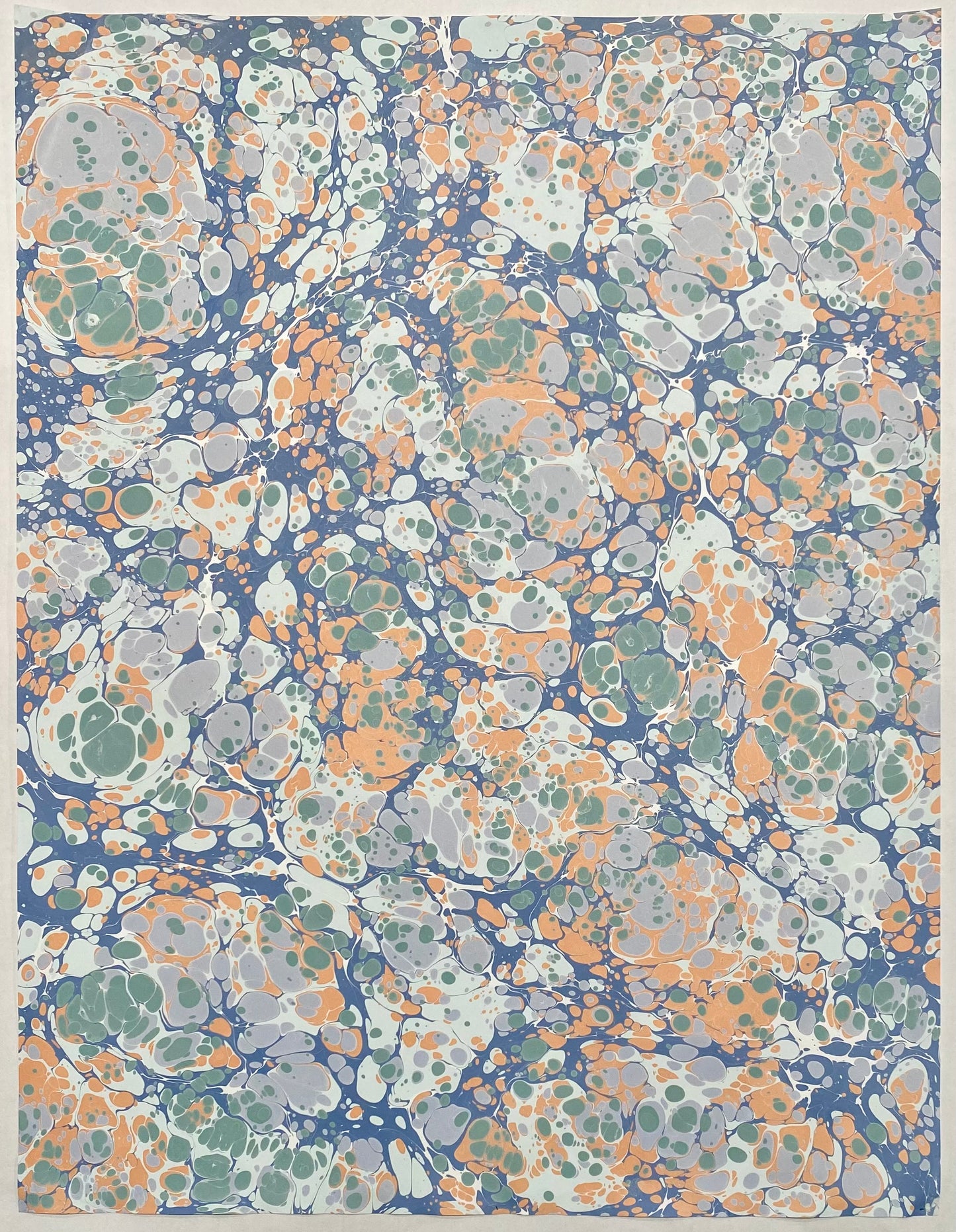 Full Sheet Hand-Marbled Paper P222