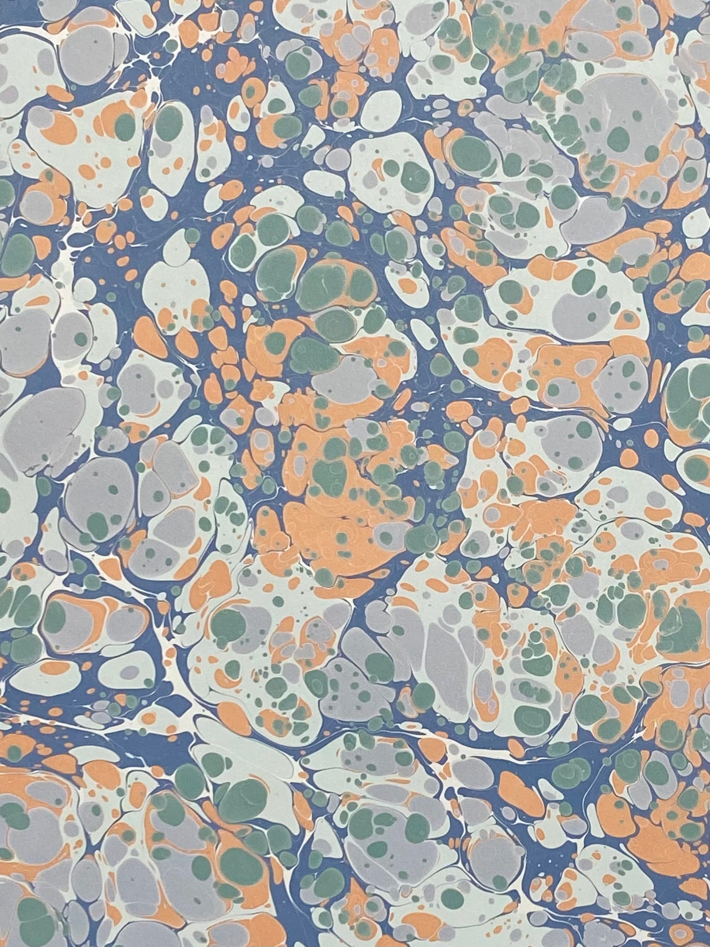Full Sheet Hand-Marbled Paper P222