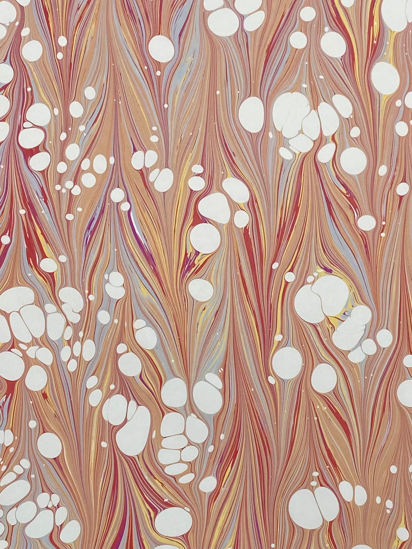 Full Sheet Hand-Marbled Paper P221