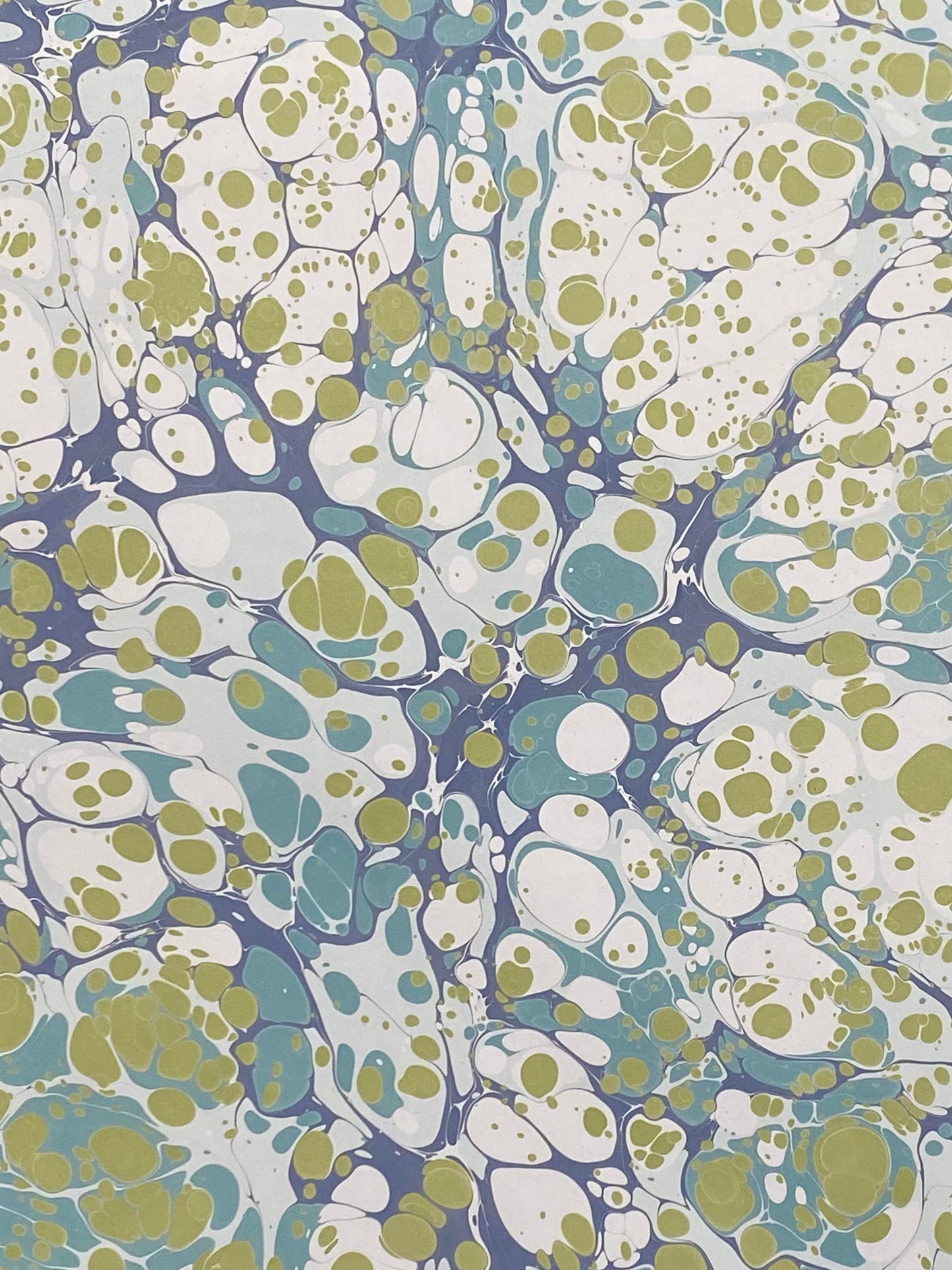 Full Sheet Hand-Marbled Paper P218