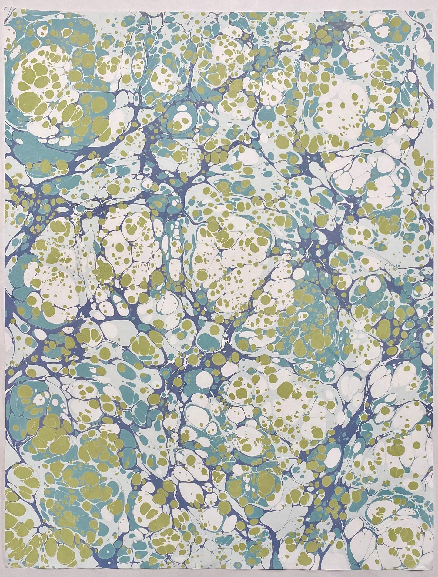 Full Sheet Hand-Marbled Paper P218