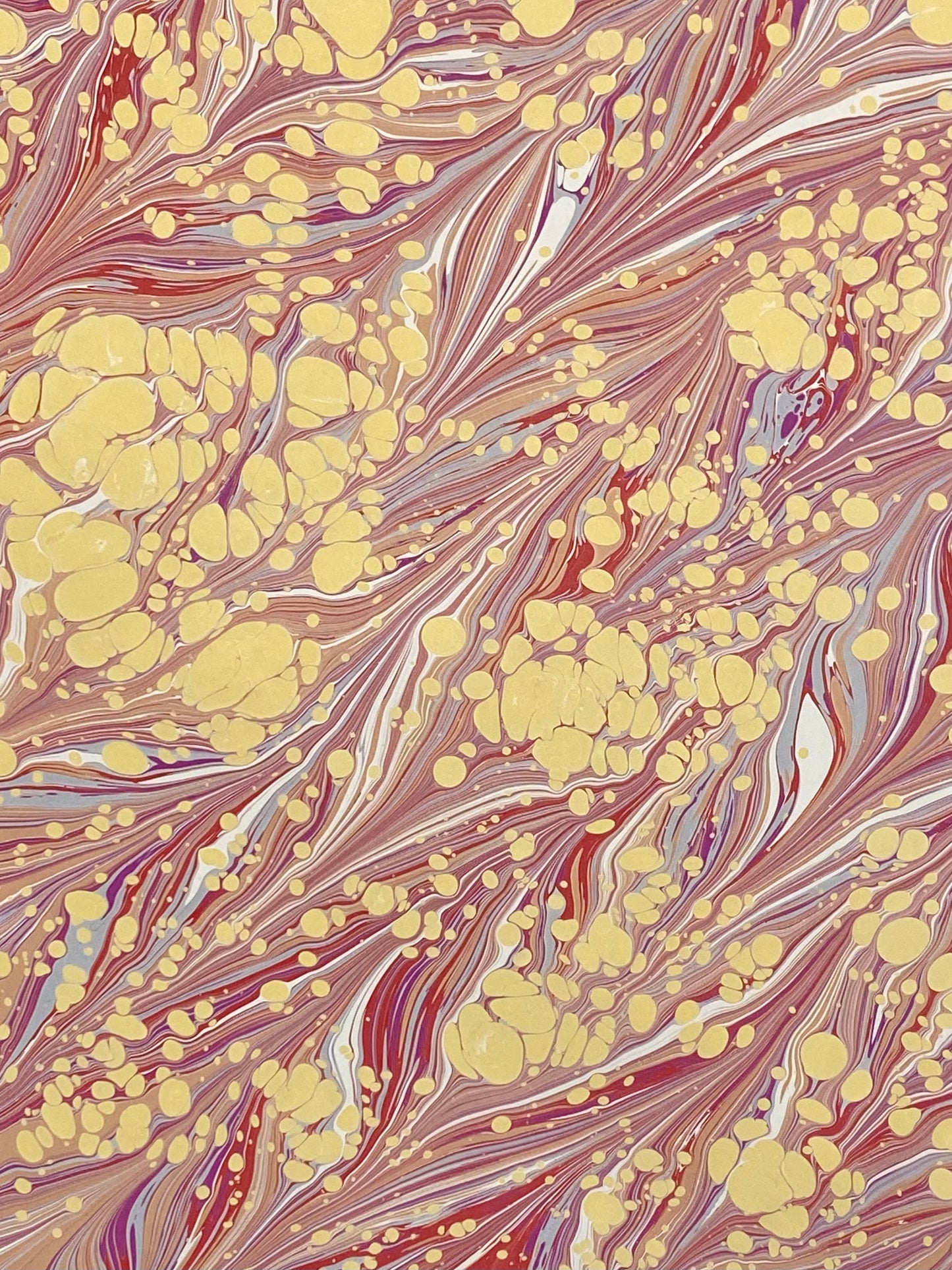 Full Sheet Hand-Marbled Paper P216S