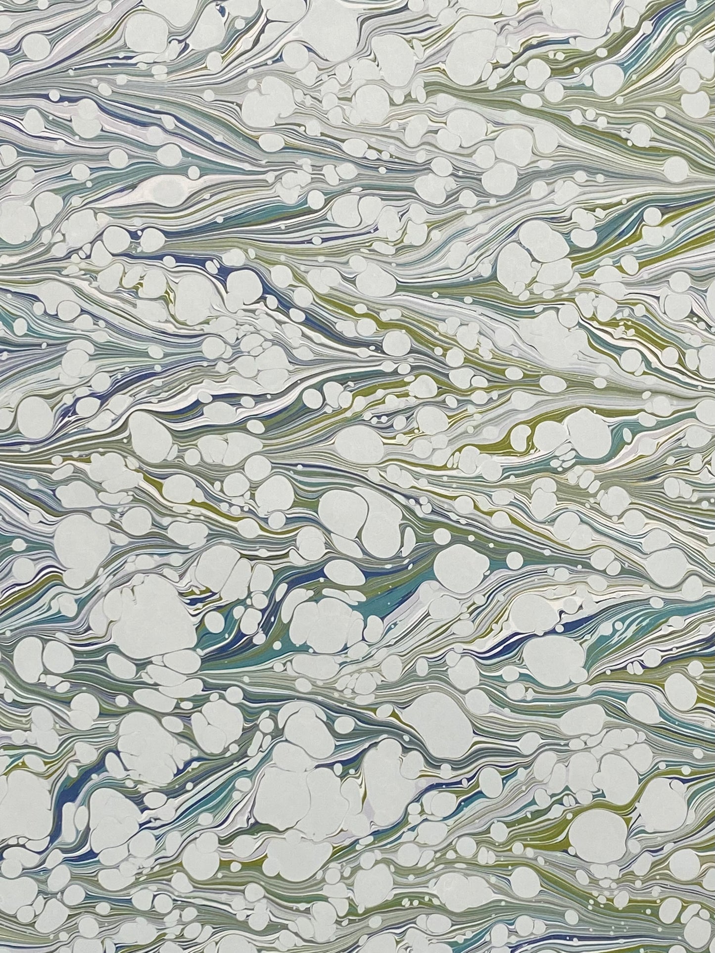 Full Sheet Hand-Marbled Paper P215