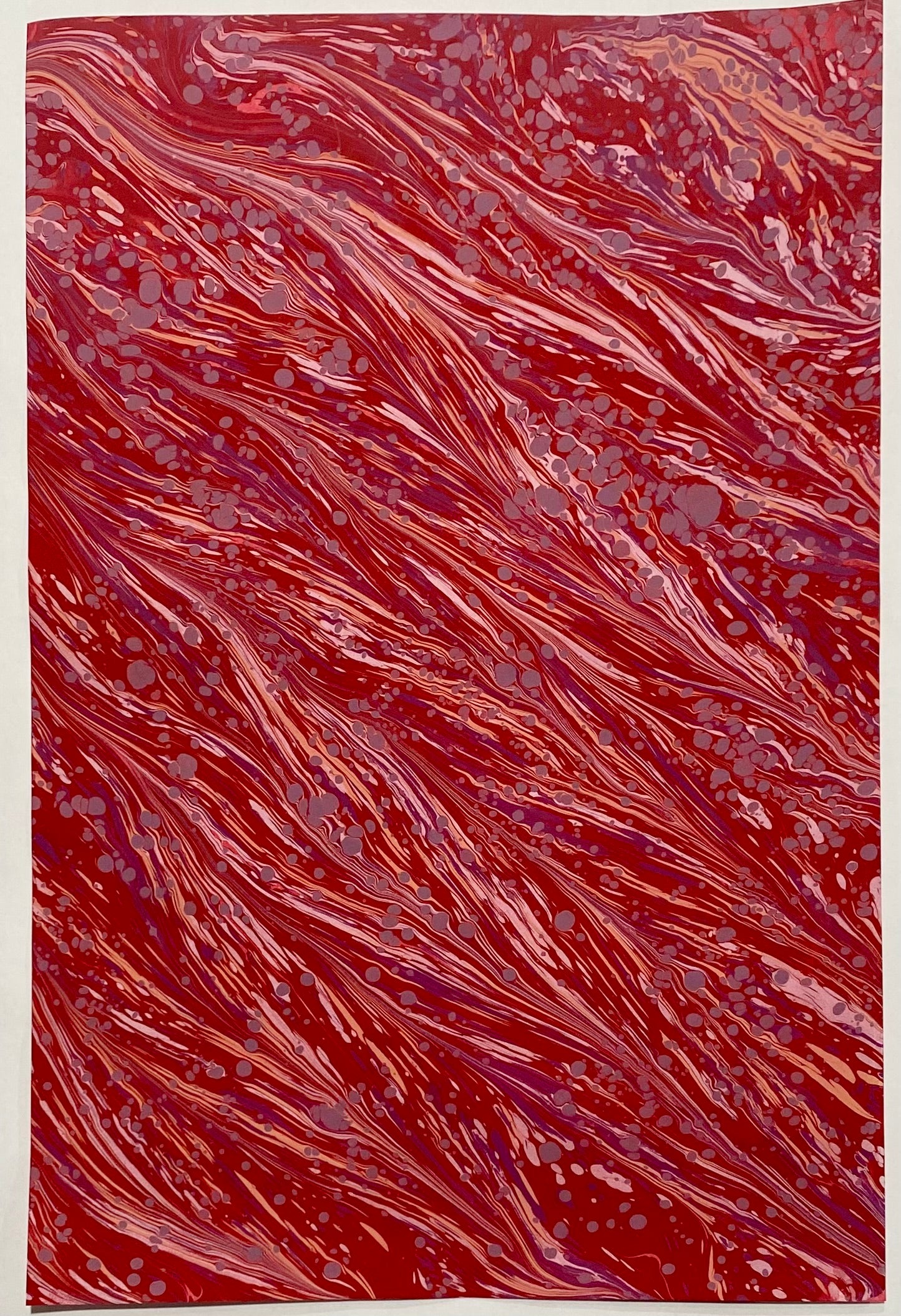 Half Sheet Hand-Marbled Paper P249H