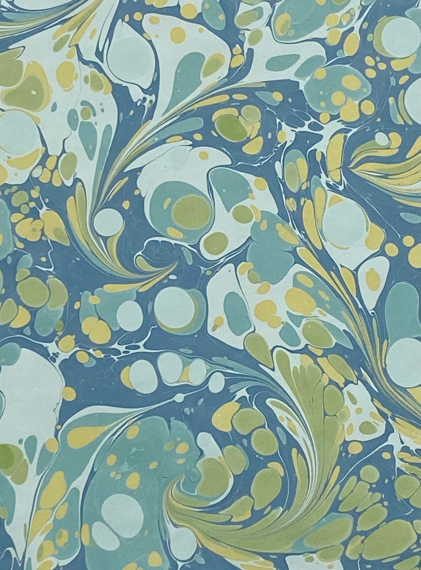 Half Sheet Hand-Marbled Paper P246H