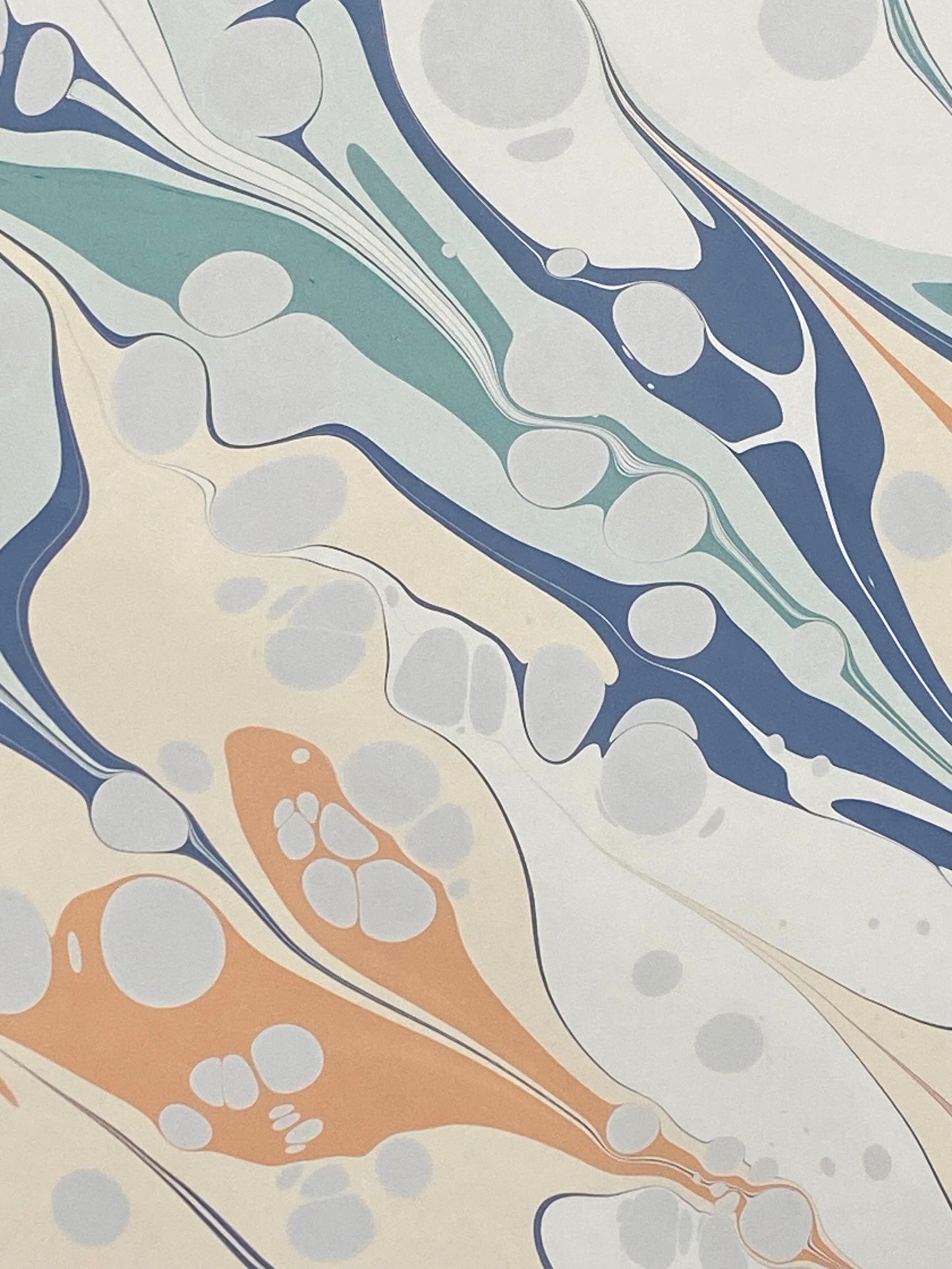 Half Sheet Hand-Marbled Paper P244H