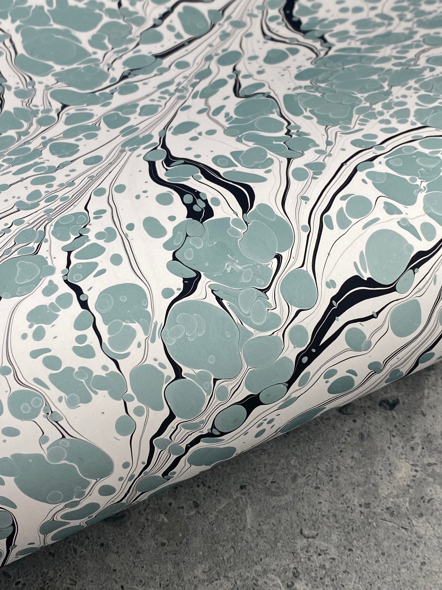 Full Sheet Hand-Marbled Paper P234
