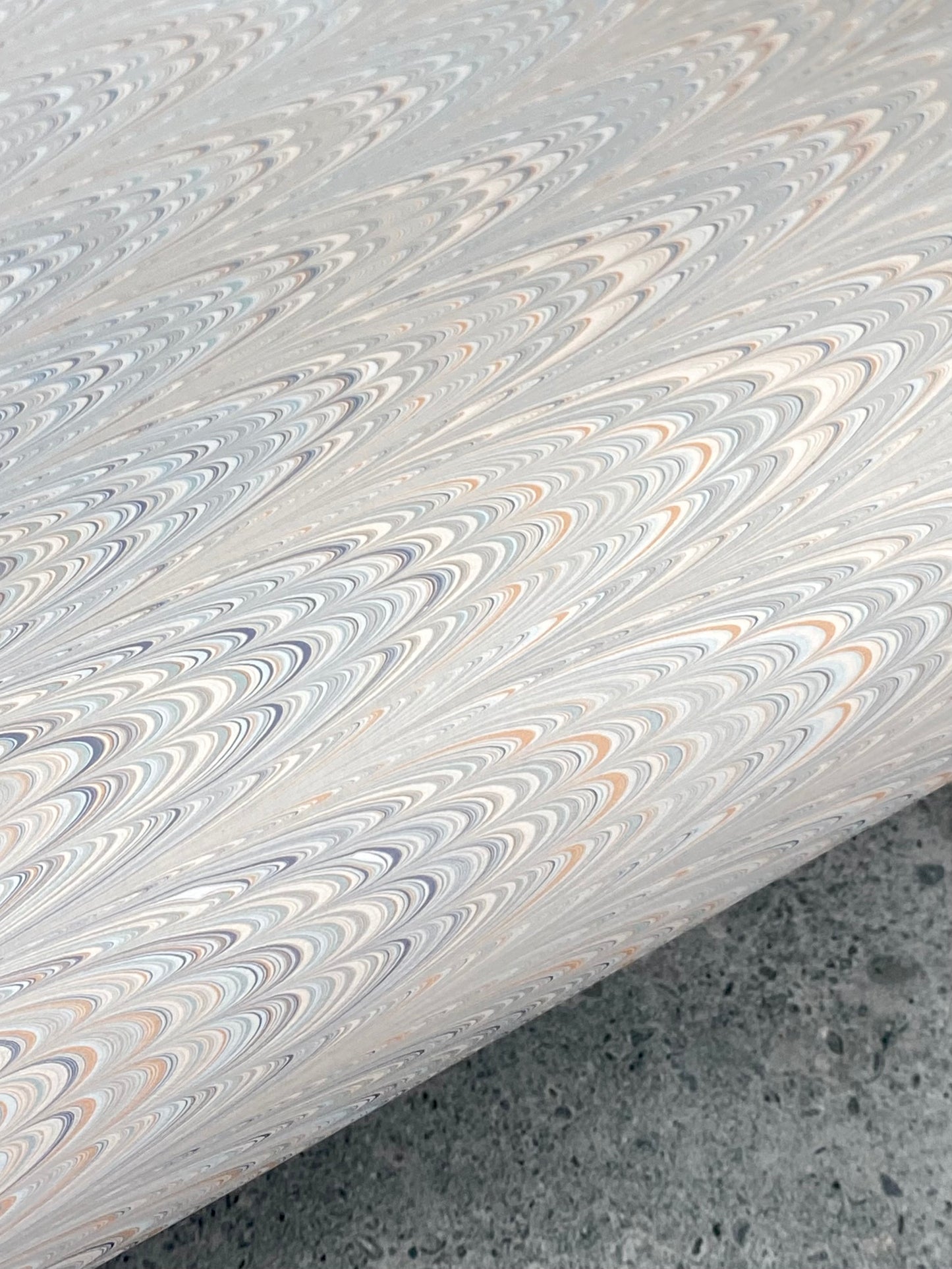 Half Sheet Hand-Marbled Paper P240H