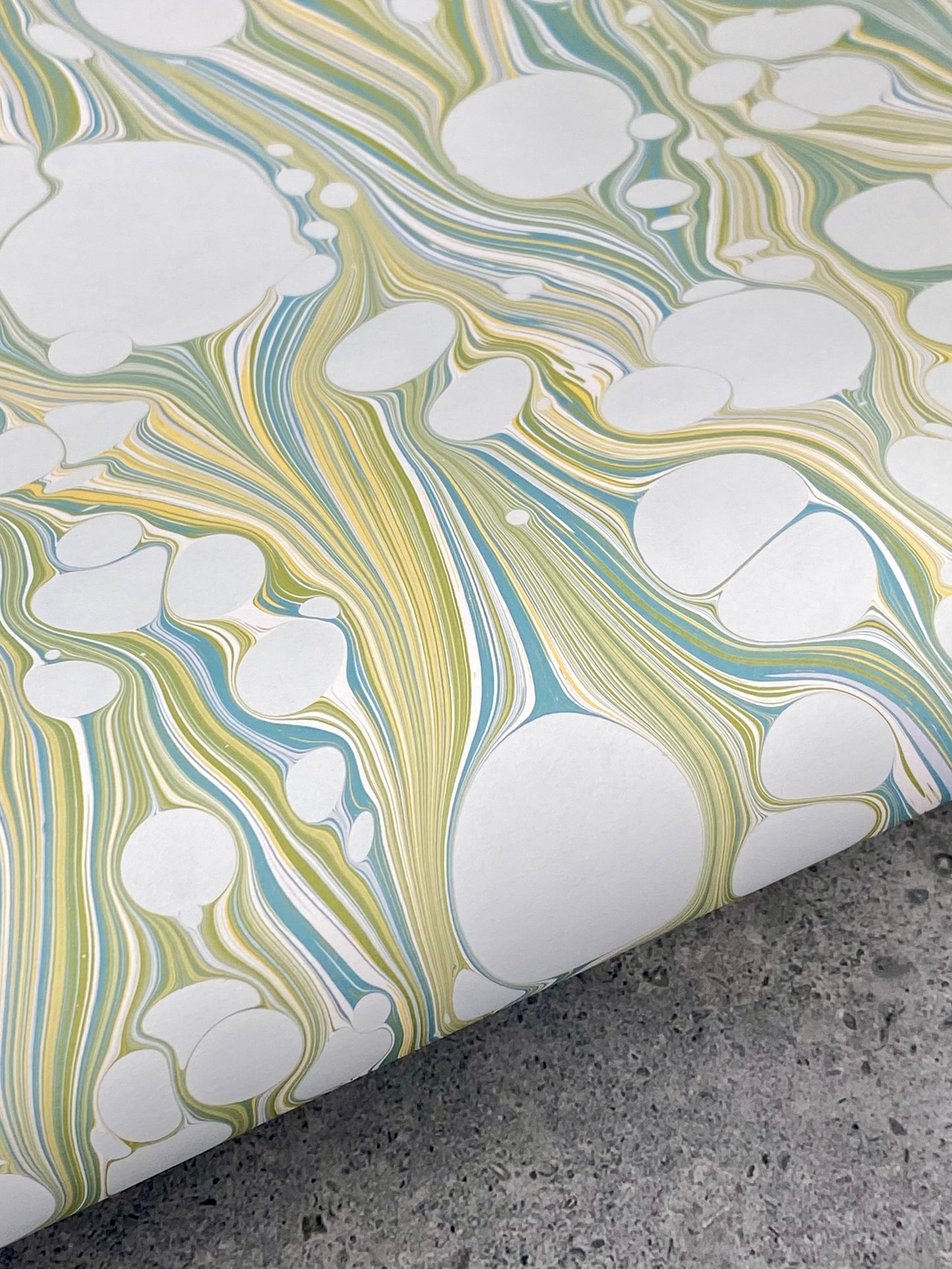 Half Sheet Hand-Marbled Paper P239H