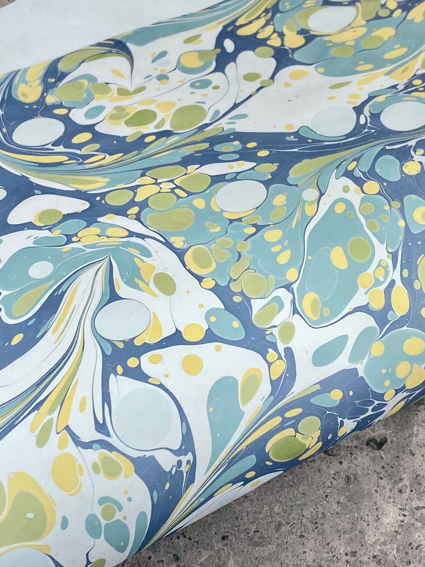 Half Sheet Hand-Marbled Paper P246H