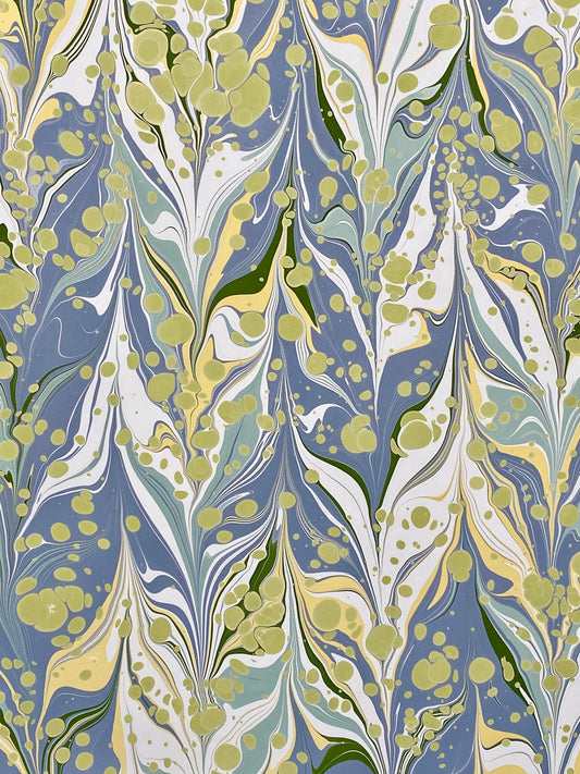 Full Sheet Hand-Marbled Paper P251