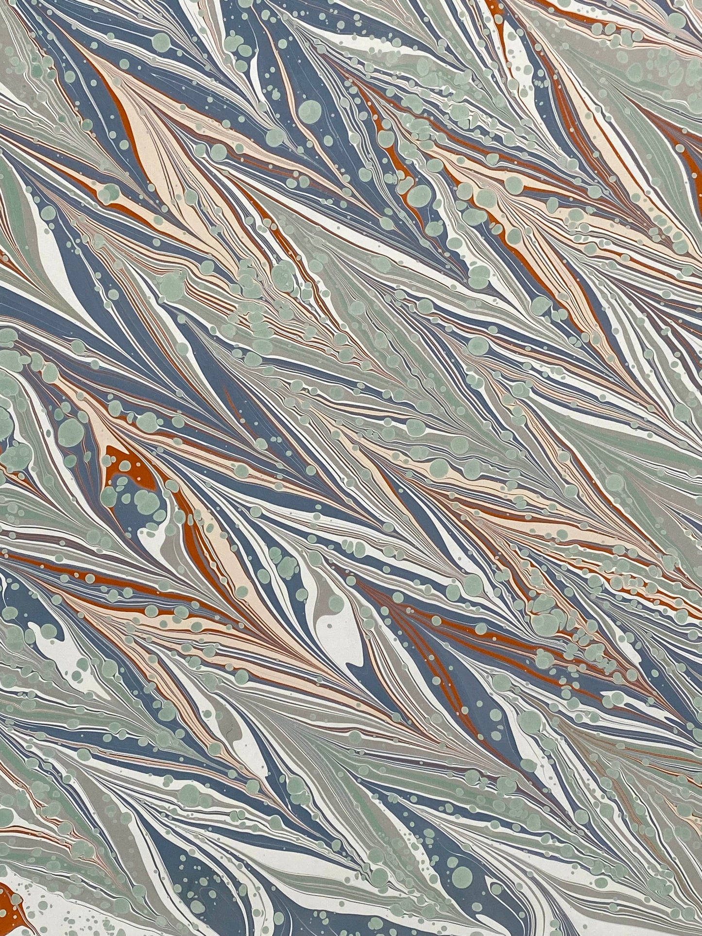 Full Sheet Hand-Marbled Paper P253S