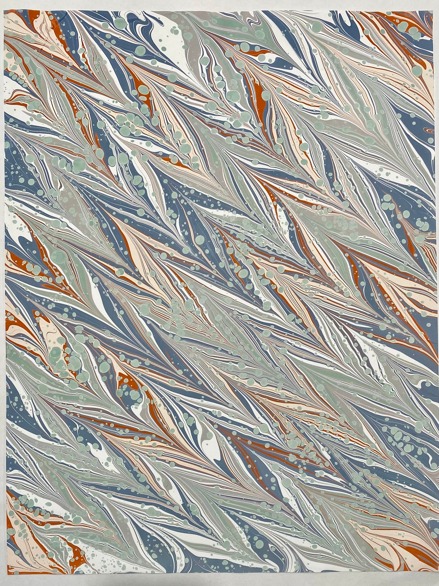 Full Sheet Hand-Marbled Paper P253S