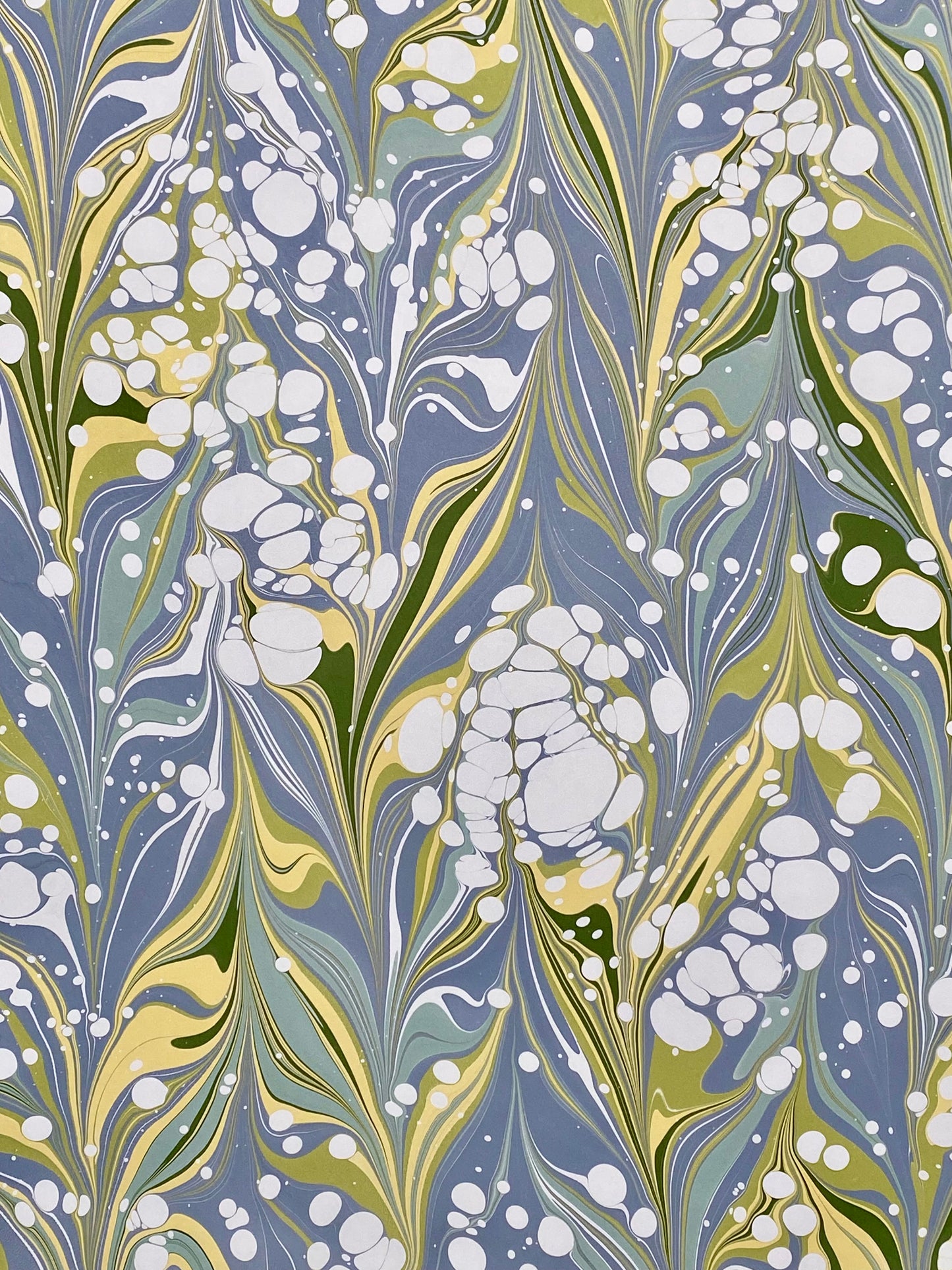 Full Sheet Hand-Marbled Paper P255