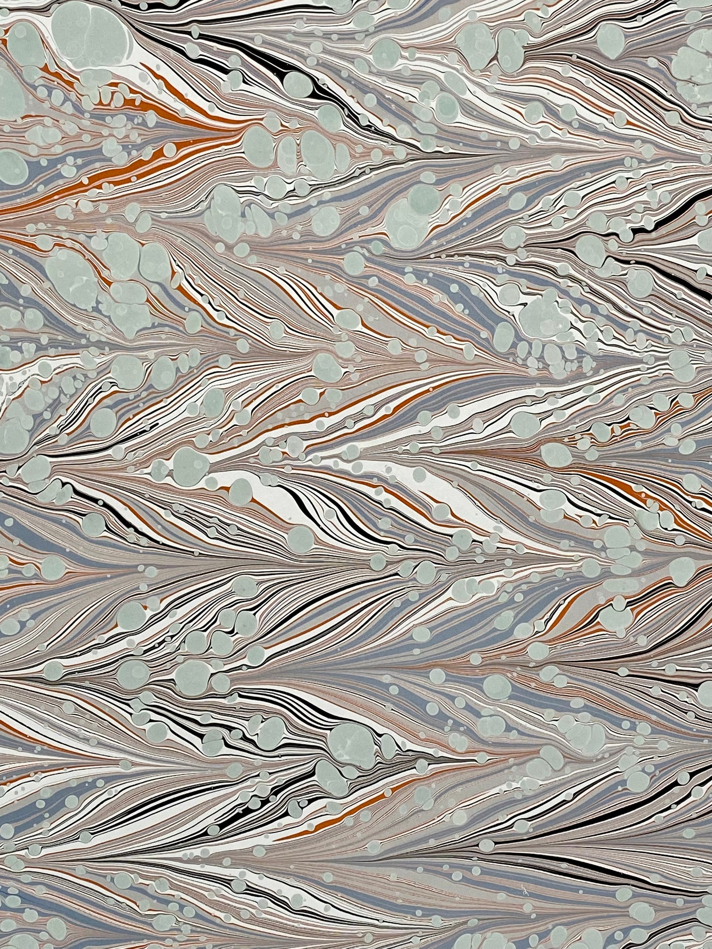 Full Sheet Hand-Marbled Paper P256