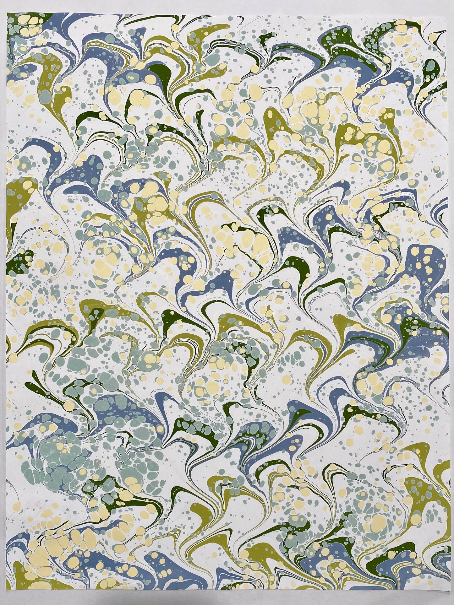 Full Sheet Hand-Marbled Paper P257