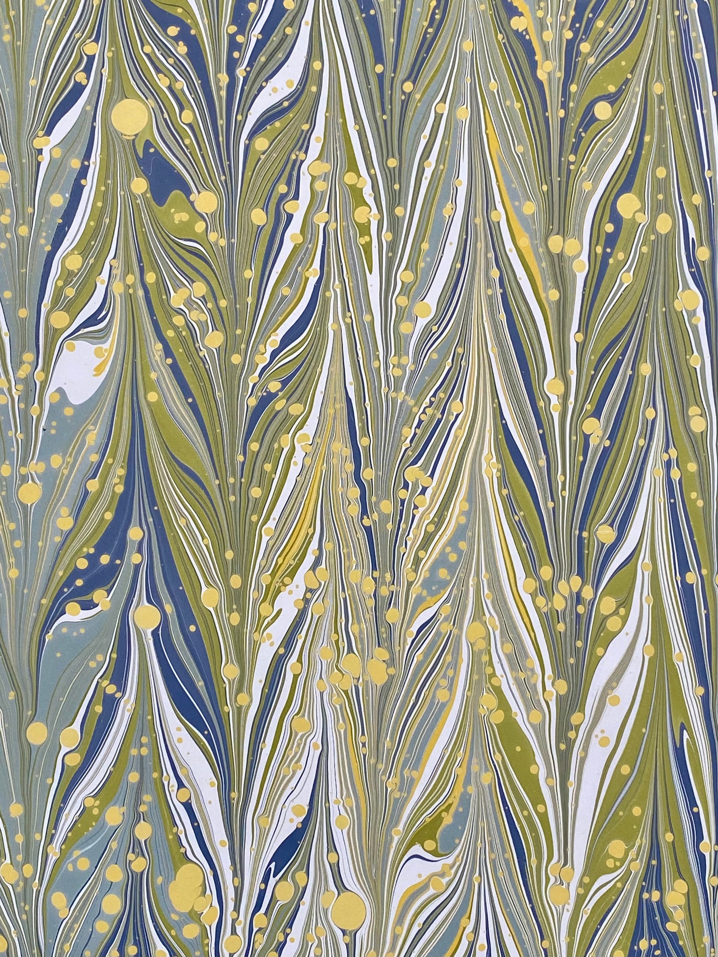 Full Sheet Hand-Marbled Paper P260