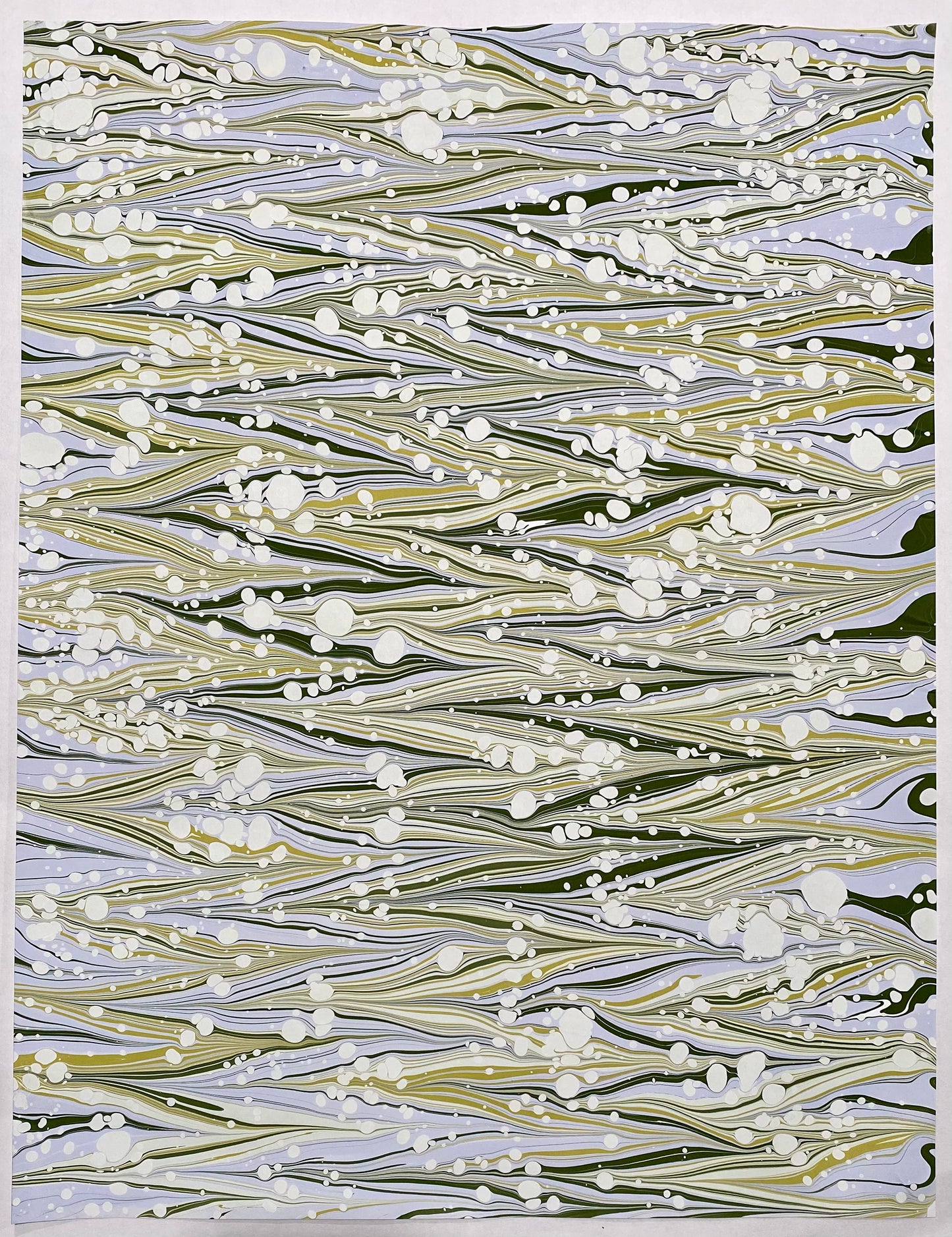 Full Sheet Hand-Marbled Paper P261