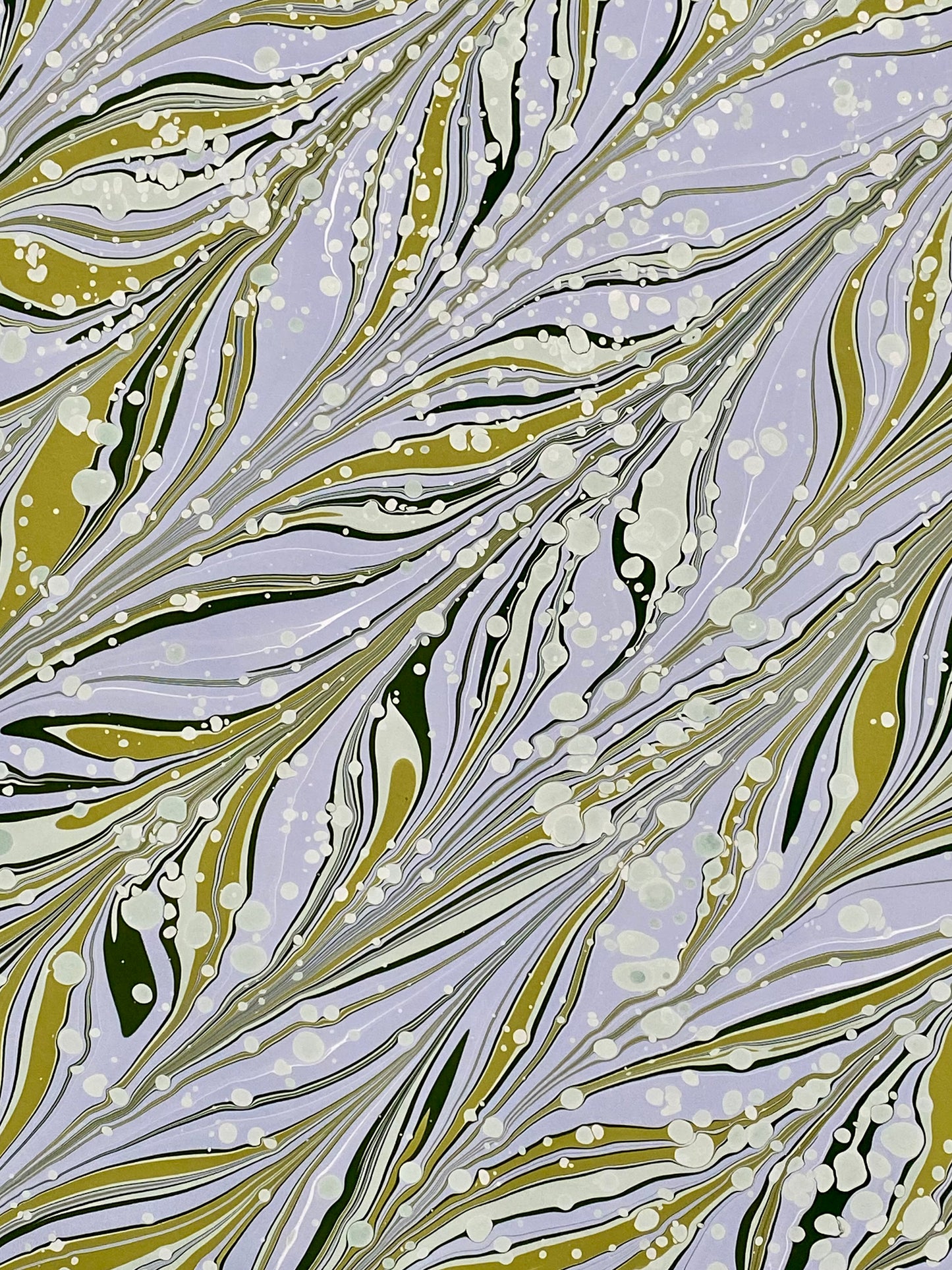 Full Sheet Hand-Marbled Paper P262