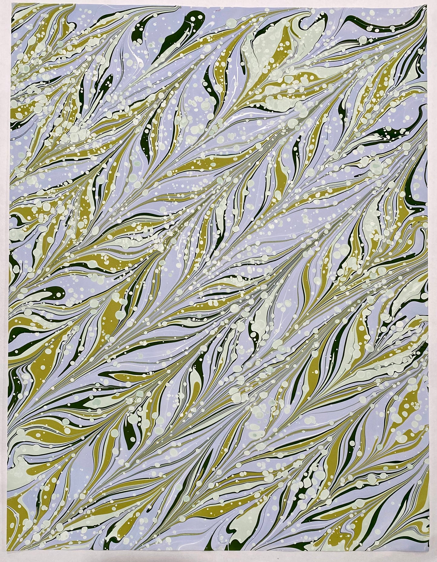 Full Sheet Hand-Marbled Paper P262