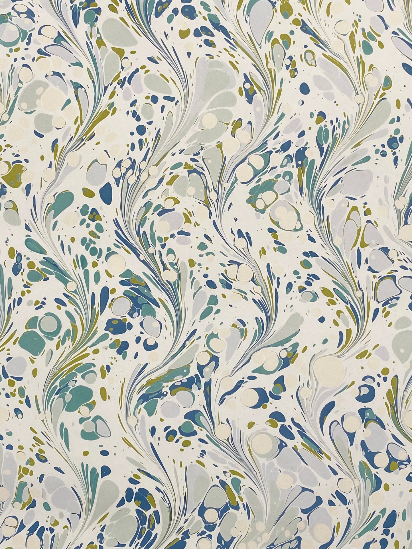 Full Sheet Hand-Marbled Paper P265